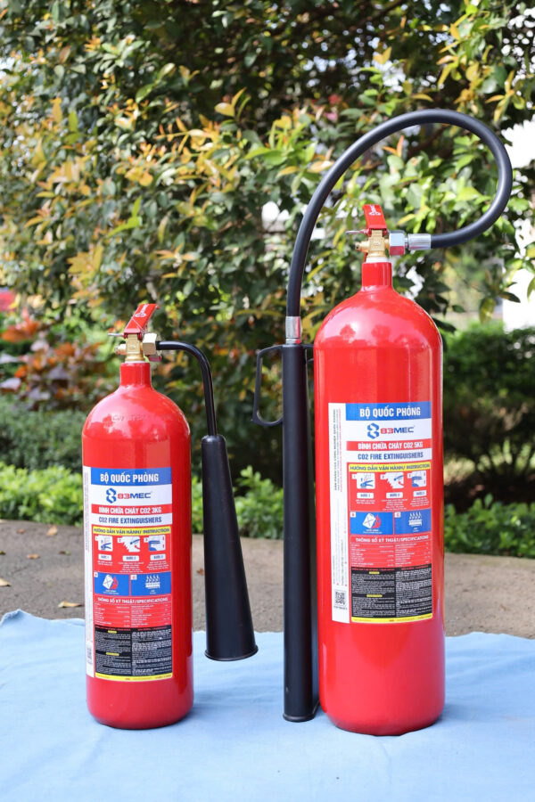 Bình chữa cháy khí CO2 MT5 – 83MEC Bộ Quốc Phòng - Ảnh 3
