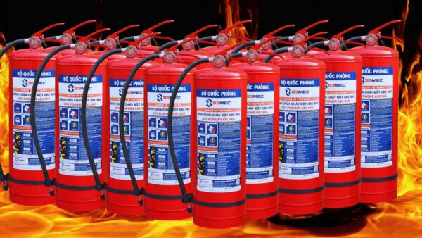 Bình chữa cháy bột ABC 8kg – 83MEC Bộ Quốc Phòng