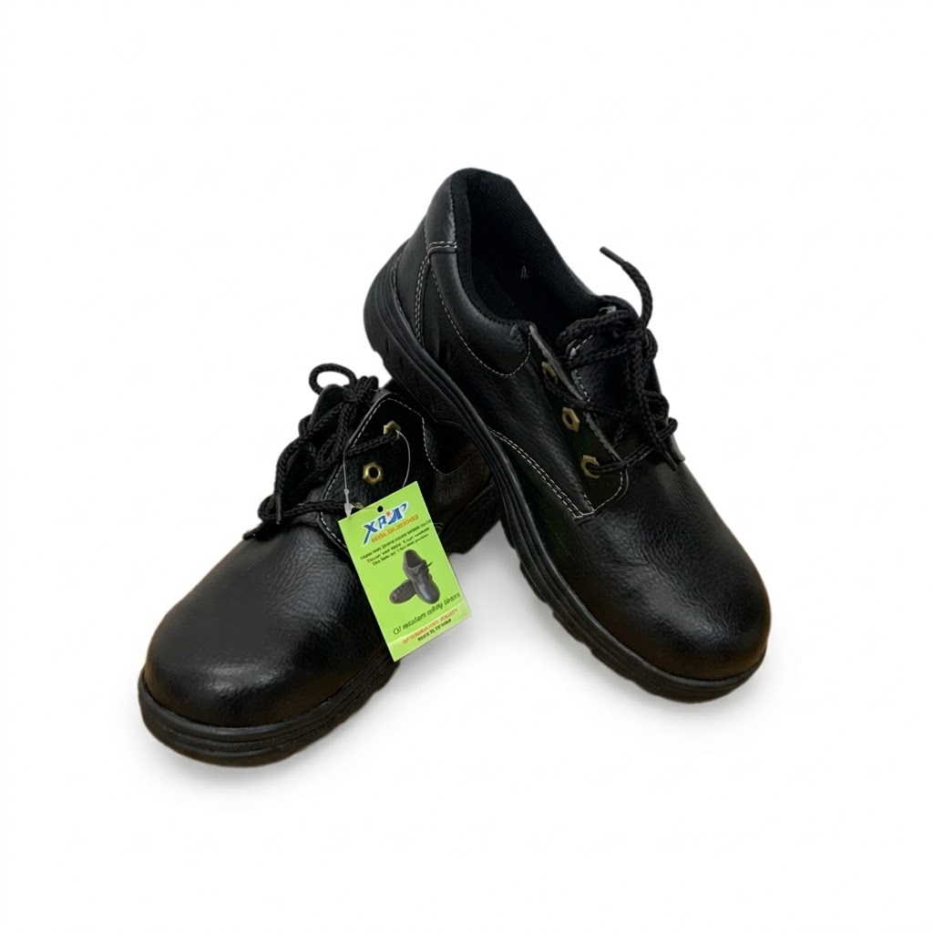 Giày bảo hộ XP BH08-3, mũi và đế lót thép, da PU - Ảnh 4