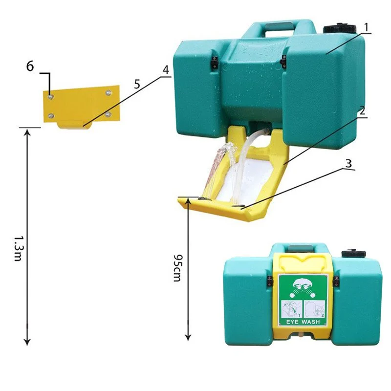 Thiết bị rửa mặt khẩn cấp 30L - Ảnh 3