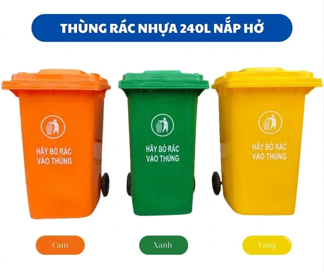 Thùng rác 240L
